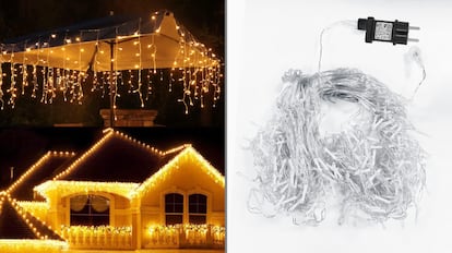 Si eres de los que busca una luz cálida de Navidad para el exterior del hogar, esta es una muy buena opción.