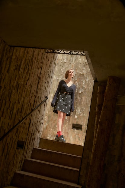 La escritora estadounidense Catherine Lacey, fotografiada en Barcelona.