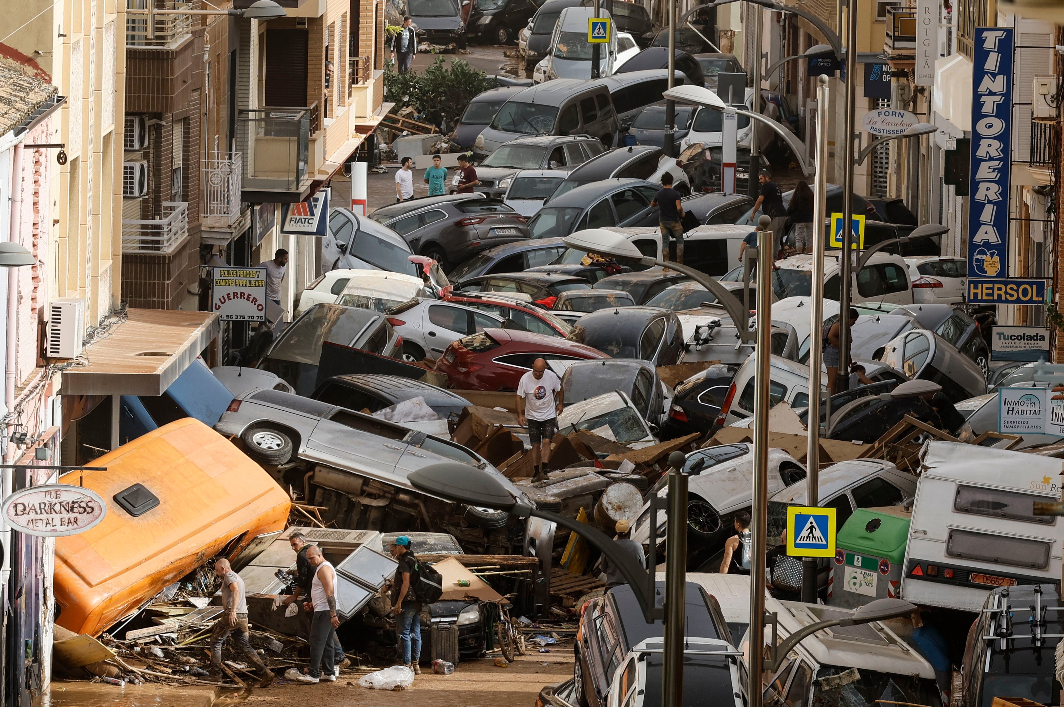 Coches y barro