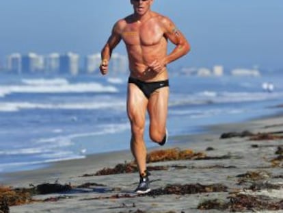 Lance Armstrong, hace una semana, en el triatlón de San Diego, que ganó.