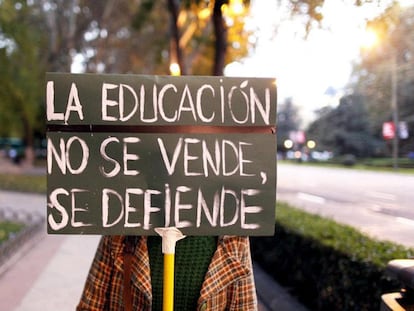 ¡Disparen contra los docentes!