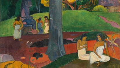 'Mata Mua' (Erase una vez), 1892, de Paul Gauguin.  