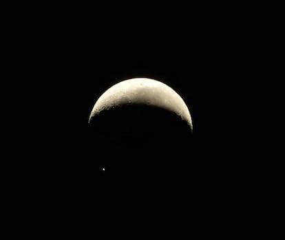 The Moon eclipsing Jupiter