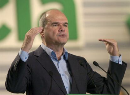 Manuel Chaves durante su intervención en el congreso regional del PSOE en Andalucía