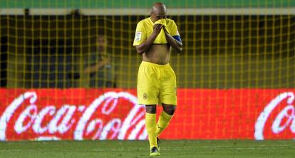 Senna, tras consumarse el descenso en el partido ante el Atletico.