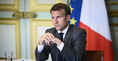 El presidente francés Emmanuel Macron