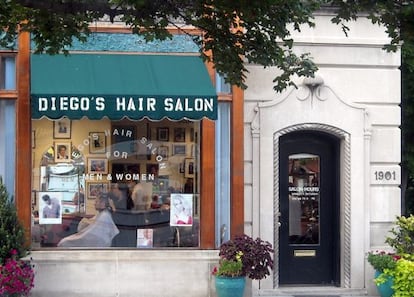 Peluquería de Diego d’Ambrosio en Washington.