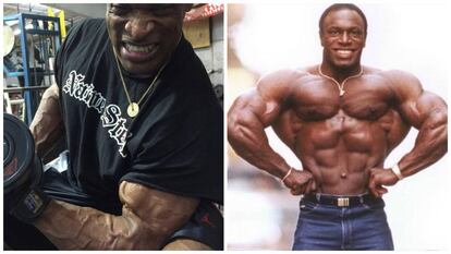 Los que más veces se han hecho con la Sandow -el galardón de Mister Olympia- son Ronnie Coleman (izquierda) y Lee Haney (derecha). Ambos lo han ganado ocho veces.