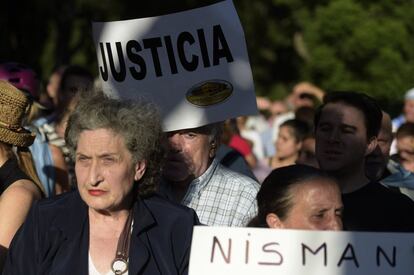 Personas de todas las edades acudieron a la manifestación.