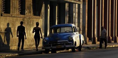 Una calle de La Habana. 