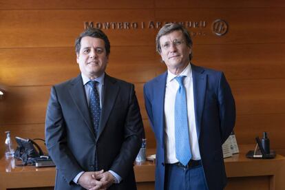 De izquierda a derecha, Leonardo Neri y Javier Valdecantos, socios directores de Montero Aramburu Abogados.