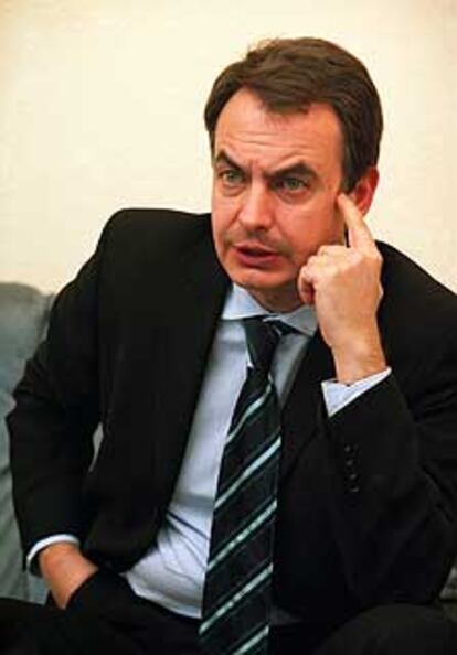 El líder socialista, José Luis Rodríguez Zapatero