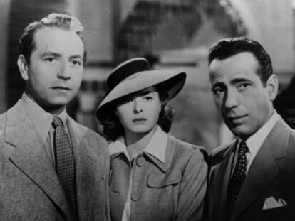 Escena de la pel&iacute;cula &quot;Casablanca&quot;, dirigida por Michael Curtiz.
