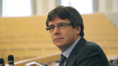 O ex-presidente catalão Carles Puigdemont.