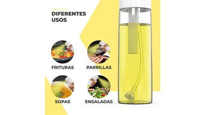 Los diferentes usos que puedes dar al pulverizador de aceite cuando cocinas