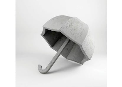 Hecho de cemento. 'Concrete umbrella' (2012).