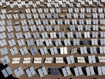 Planta solar de la central de Tabernas, en Almería.