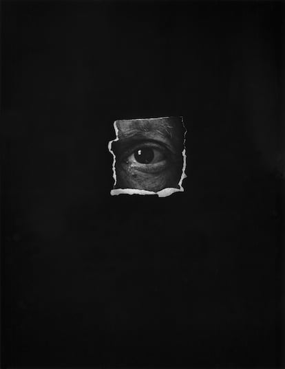 Collage de Arnold Newman a partir de un retrato que él mismo hizo a Pablo Picasso. 