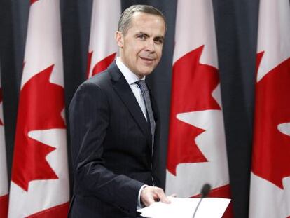El gobernador del Banco de Canadá, Mark Carney