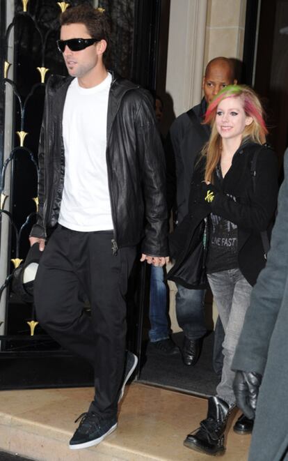 Avril Lavigne y su novio, Brody Jenner, en una imagen de febrero de 2011