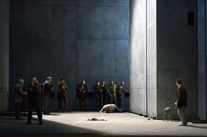 La ópera 'Desde la casa de los muertos', de Leos Janécek, dirigida por Patrice Chéreau y Pierre Boulezen el Theater an der Wien, en Viena.