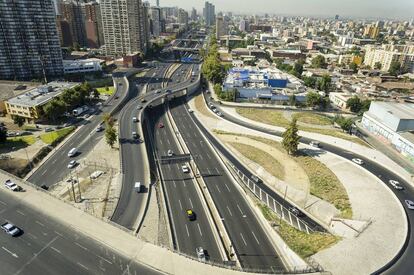 Autopista central de Chile.