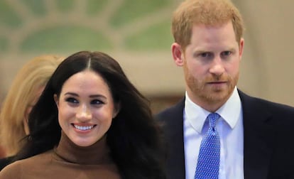 Enrique y Meghan, en Londres, el pasado enero.