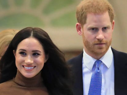 Enrique y Meghan, el pasado 7 de enero en Londres