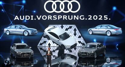 Presentación de los nuevos vehículos de Audi en Barcelona.