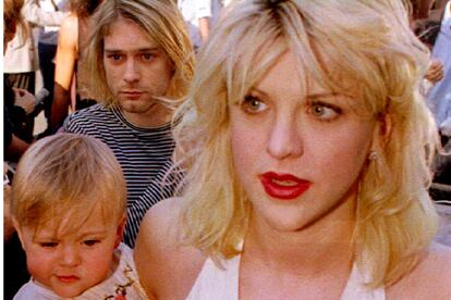 Courtney Love y Kurt Cobain perdieron la custodia temporalmente de su hija Frances en 1992.