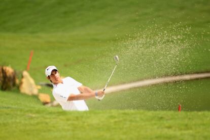 Manassero, durante el torneo