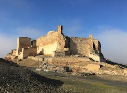 Castillo de Calatrava la Vieja, cuya toma por los cristianos fue previa a la batalla de Navas de Tolosa.