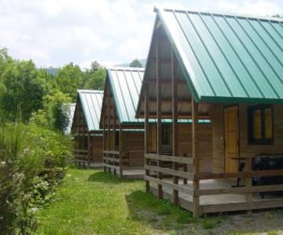 Bungalós del campin Vall de Ribes, en Ribes de Freser (Girona).