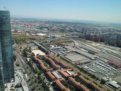 Entorno de la Estación de Chamartín en Madrid.