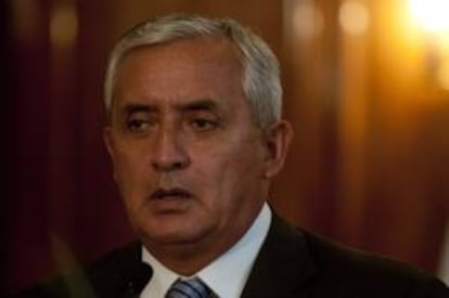 Imagen de archivo del presidente de Guatemala, Otto Pérez Molina. EFE/Archivo