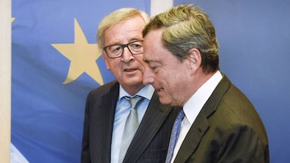 Jen-Pierre Juncker e Mario Draghi