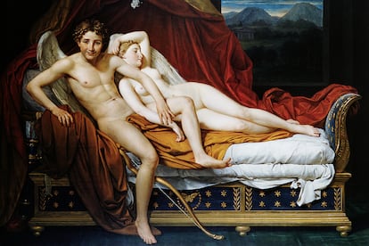 'Cupido y Psique' (1817), de Jacques-Louis David.