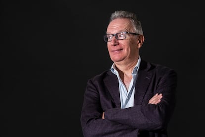 Fintan O'Toole, en el Edinburgh International Book Festival, el 21 de agosto de 2019.