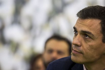 El secretario general del PSOE, Pedro S&aacute;nchez