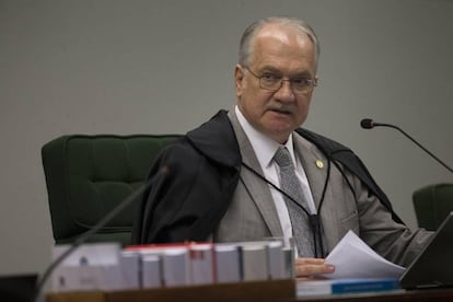 O ministro do Supremo Tribunal Federal Edson Fachin