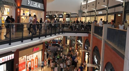 Un centro comercial en Girona