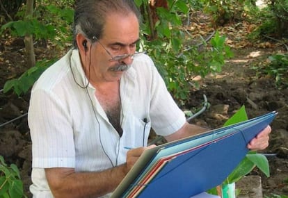 Cristóbal Aguilar Barea, artista de 'Estampa Popular'.