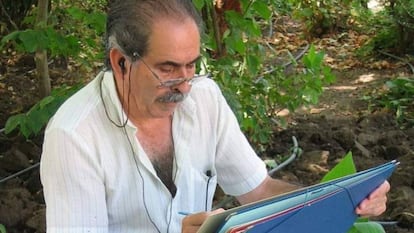 Cristóbal Aguilar Barea, artista de 'Estampa Popular'.