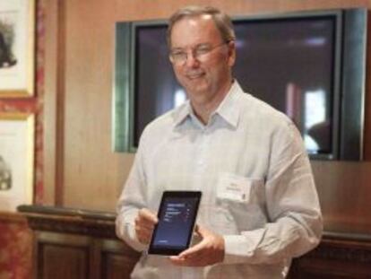 El presidente de Google, Eric Schmidt, habló en Sun Valley de Nexus 7.