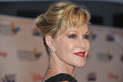 Melanie Griffith, en una gala benéfica en Los Ángeles en octubre de 2012.