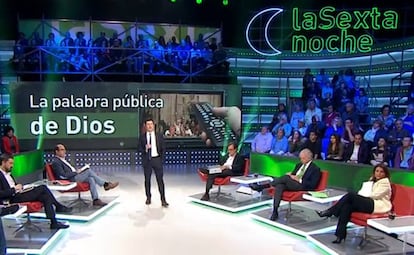 Imagen del programa 'laSexta Noche', el pasado sábado.