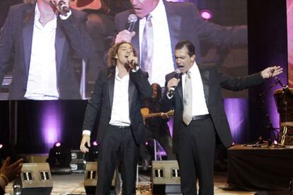 Davis Bisbal y Antonio Banderas, en la Gala Starlite 2012
