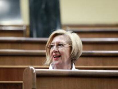 La diputada de UPyD, Rosa Díez. EFE/Archivo