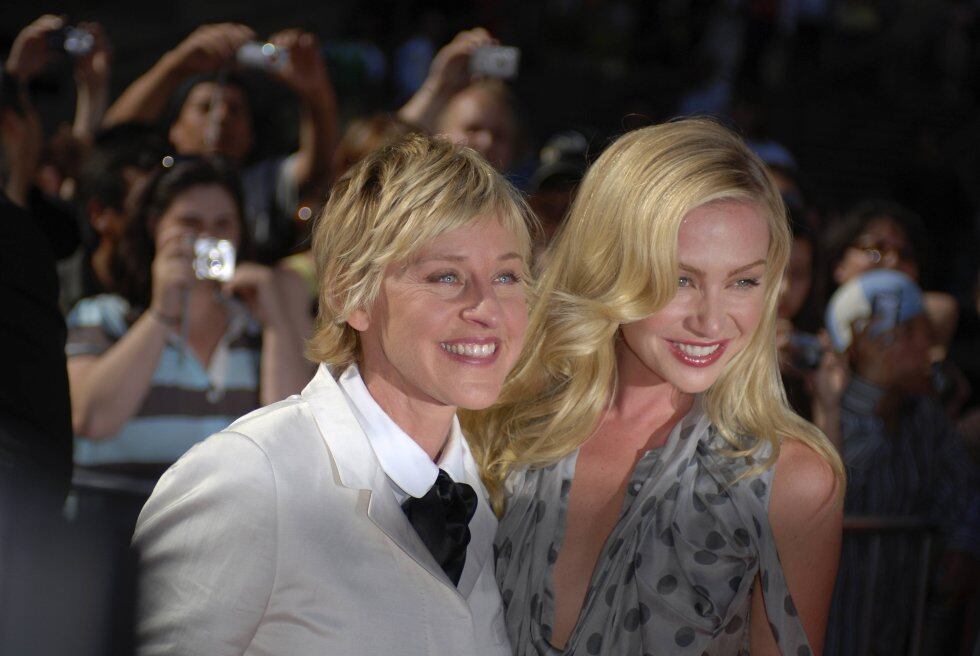 Ellen Degeneres y Portia de Rossi. 