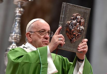 O papa Francisco, durante o Sínodo da Família.